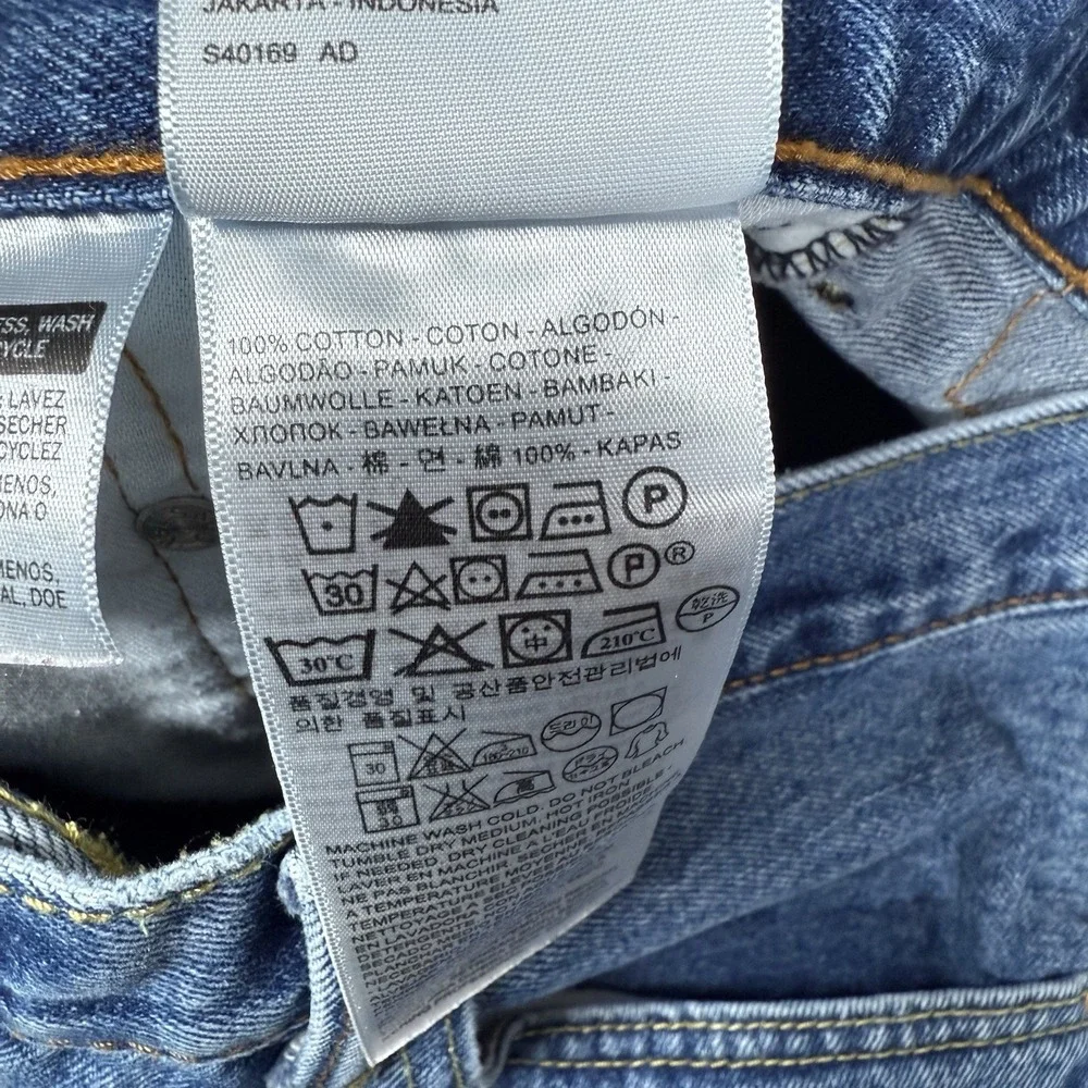 Levi's 560‎ Jeans Men's 38x32 Blue Distressed Baggy Fit Loose Comfort